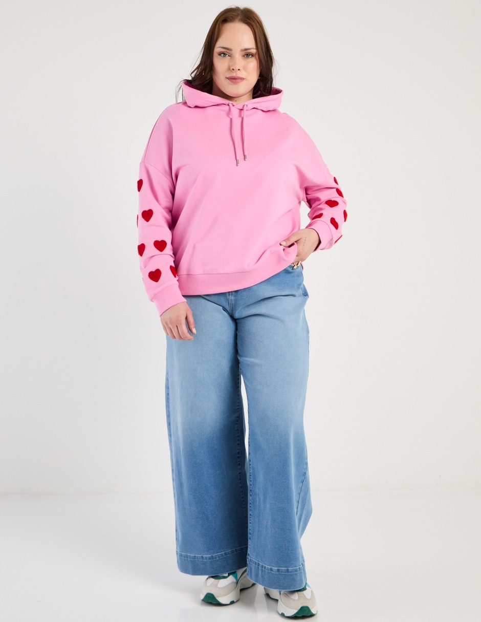 Jeans relaxed campana para mujer 3