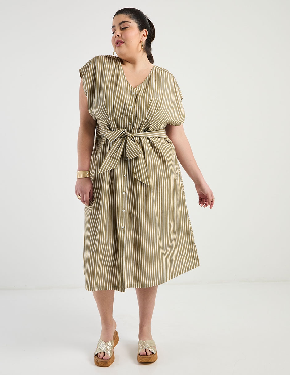 Vestido 3/4 casual para mujer 2