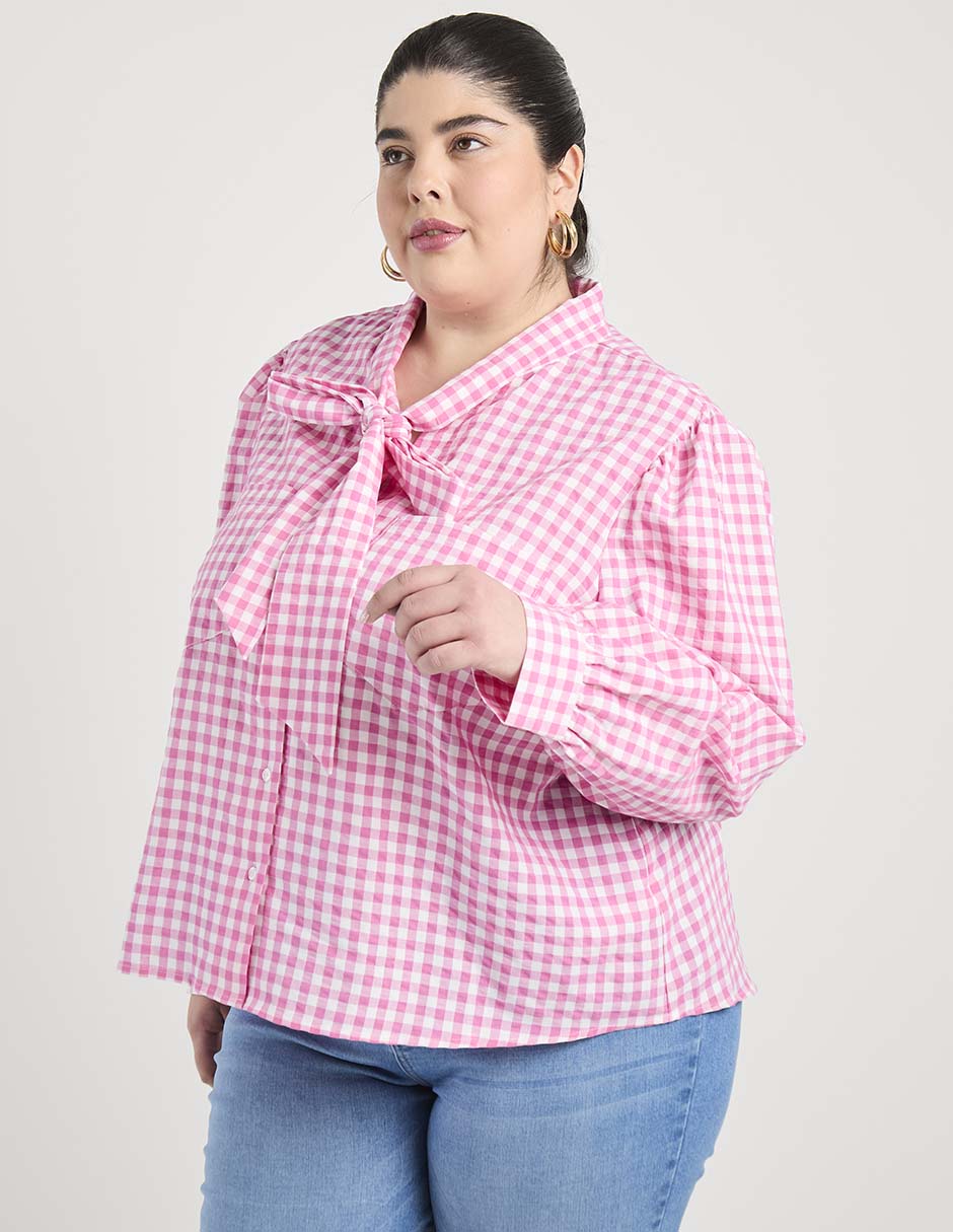 Blusa Weekend Plus manga larga para mujer 2