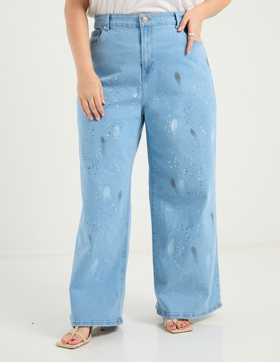 Jeans relaxed wide leg para mujer Jeans relaxed wide leg para mujer