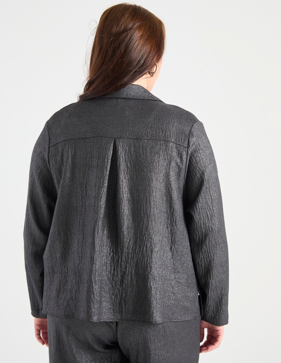 Blusa camisera manga larga para mujer 2