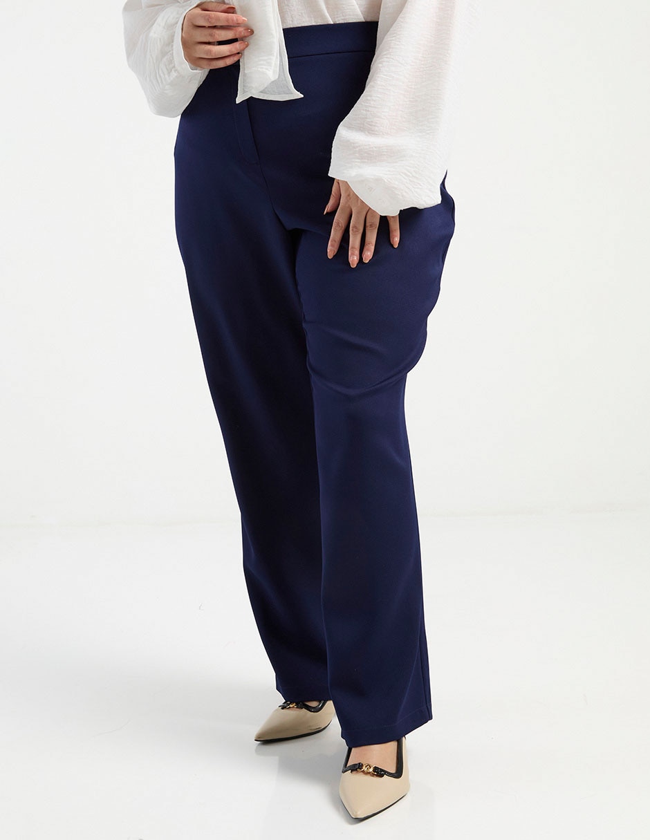 Pantalón relaxed straight para mujer 2