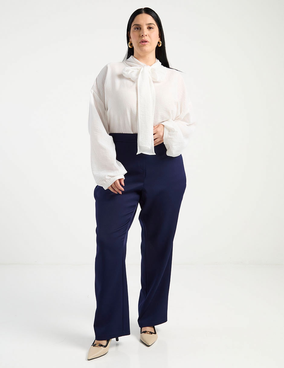 Pantalón relaxed straight para mujer 3