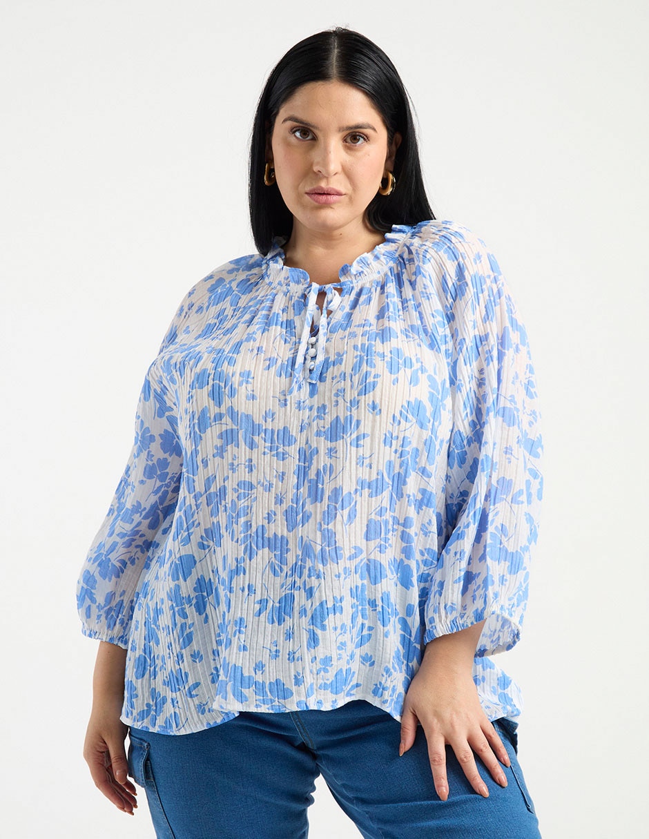 Blusa manga 3/4 para mujer 2