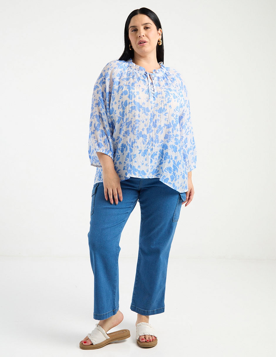 Blusa manga 3/4 para mujer 3