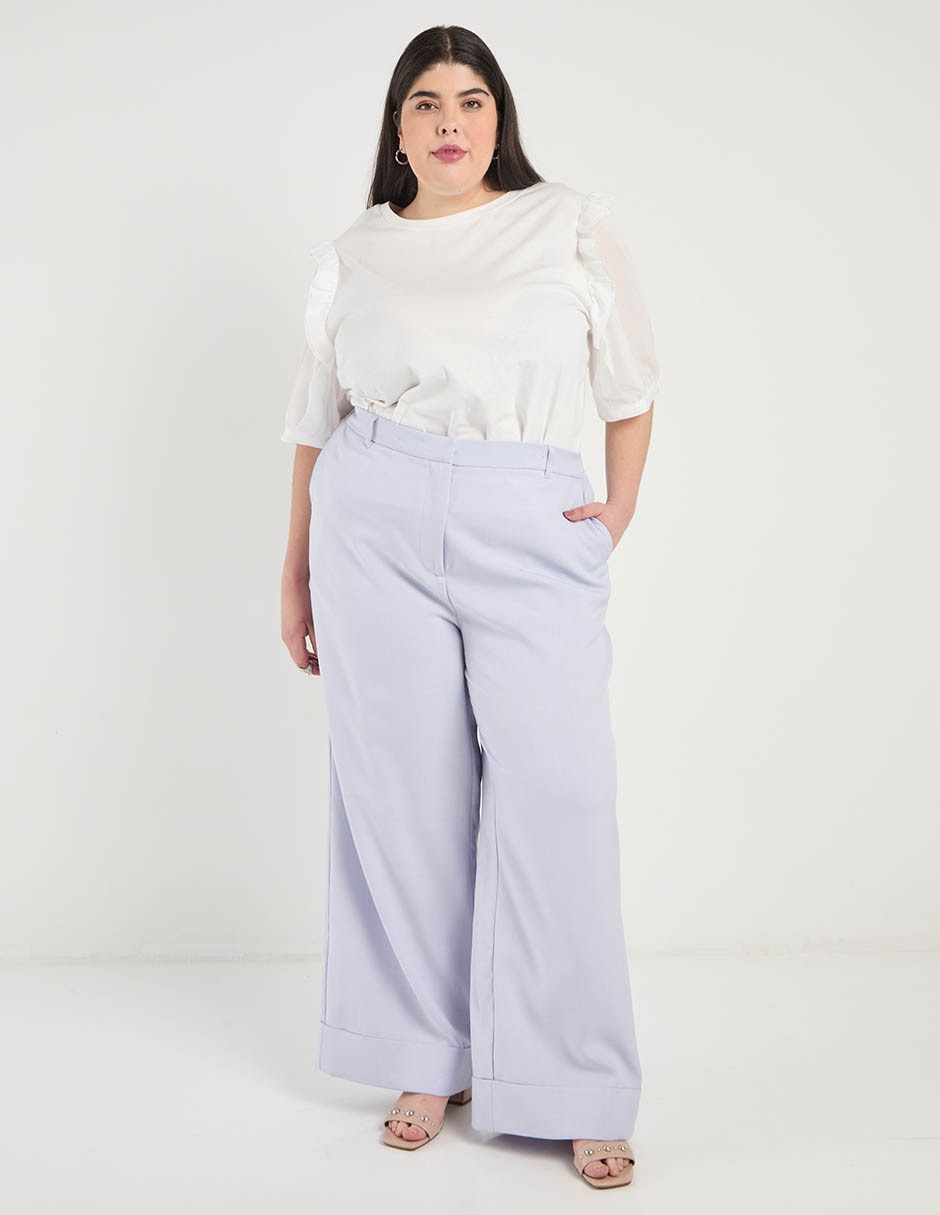 Pantalón relaxed amplio para mujer 2