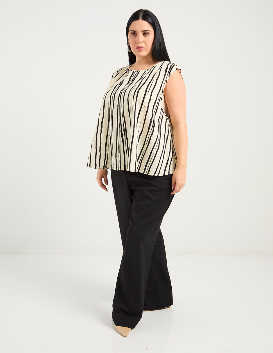 Blusa manga corta para mujer 3