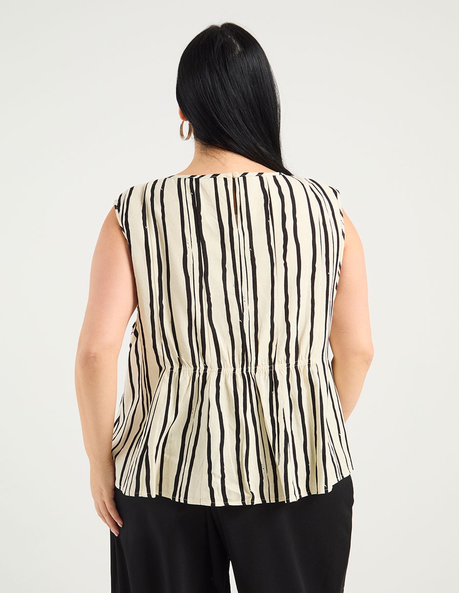 Blusa manga corta para mujer 6