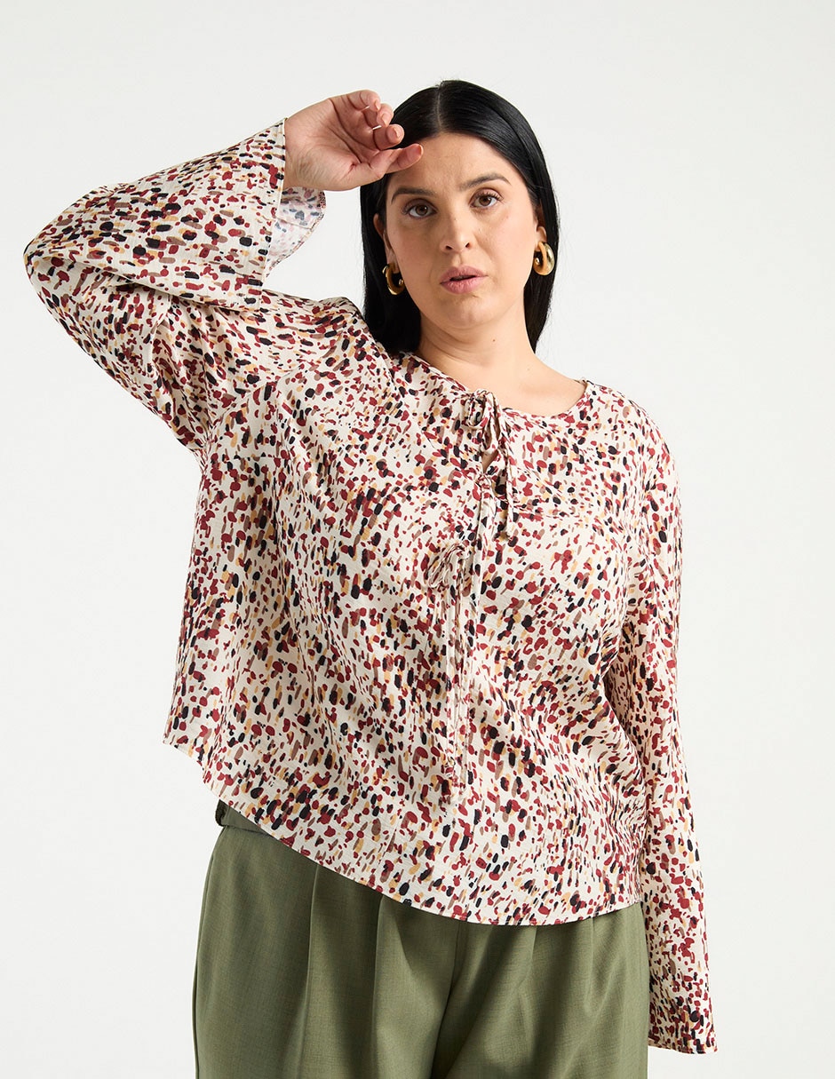 Blusa manga larga para mujer 2
