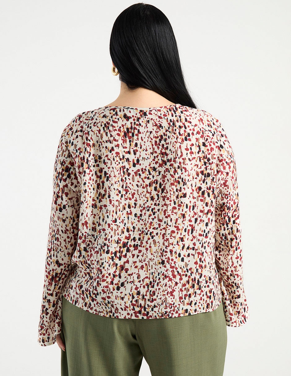 Blusa manga larga para mujer 6