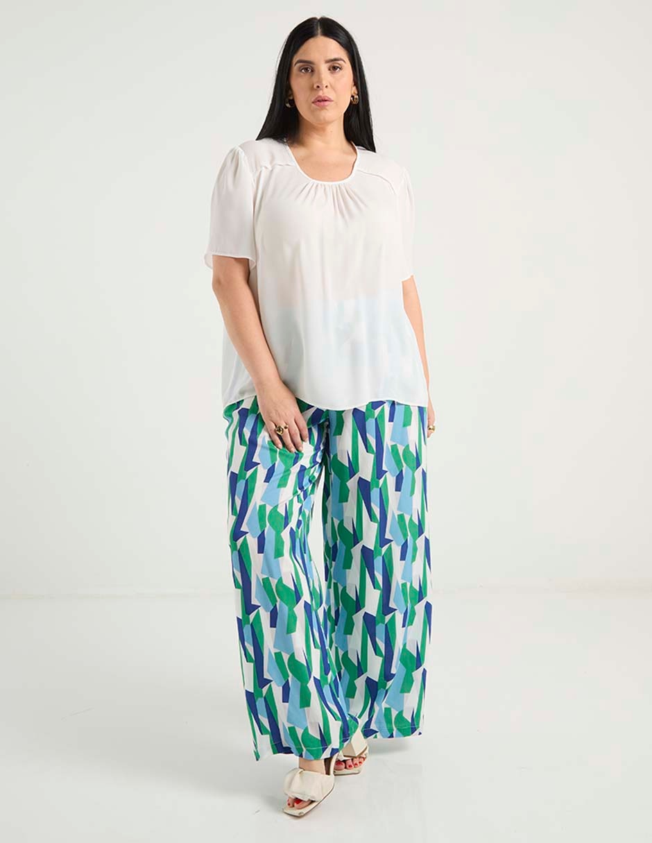 Pantalón relaxed amplio para mujer 2