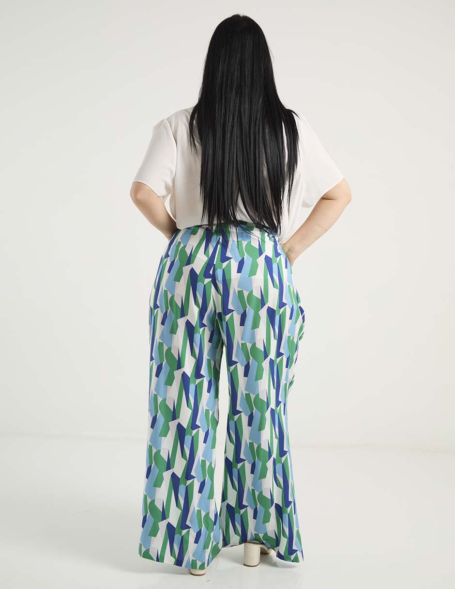 Pantalón relaxed amplio para mujer 6