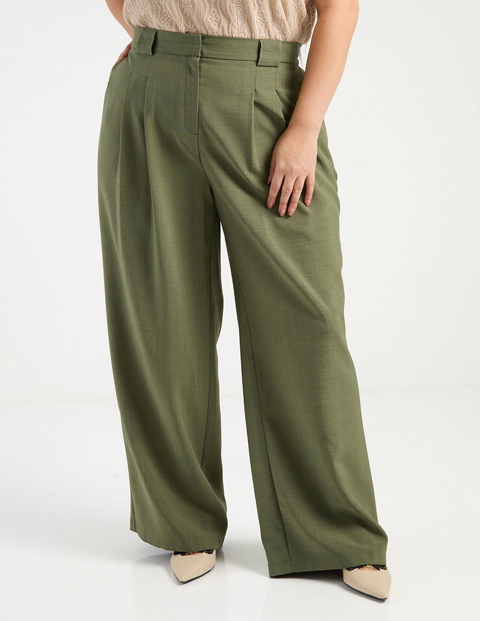 Pantalón relaxed amplio para mujer 2