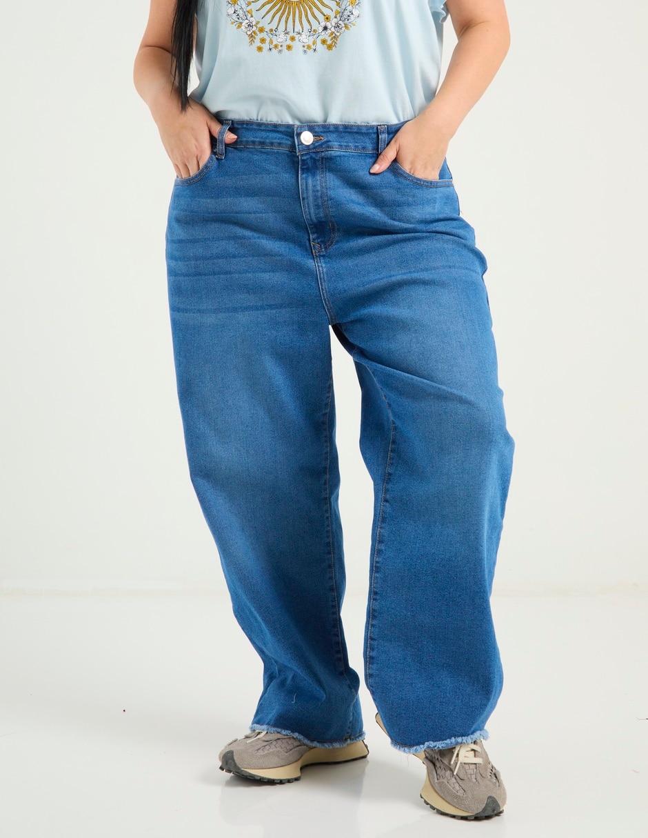 Jeans relaxed wide leg para mujer Jeans relaxed wide leg para mujer