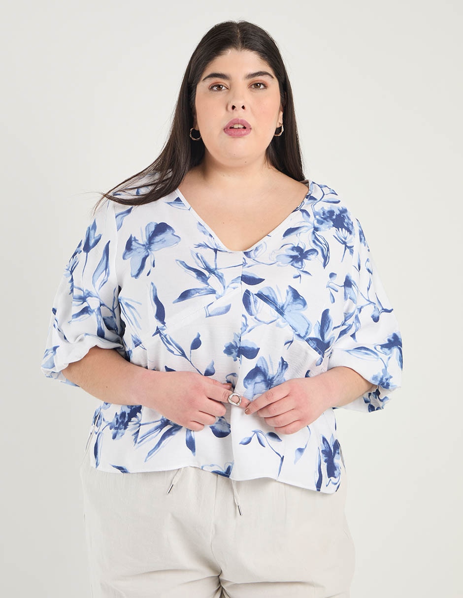 Blusa manga al codo para mujer 2