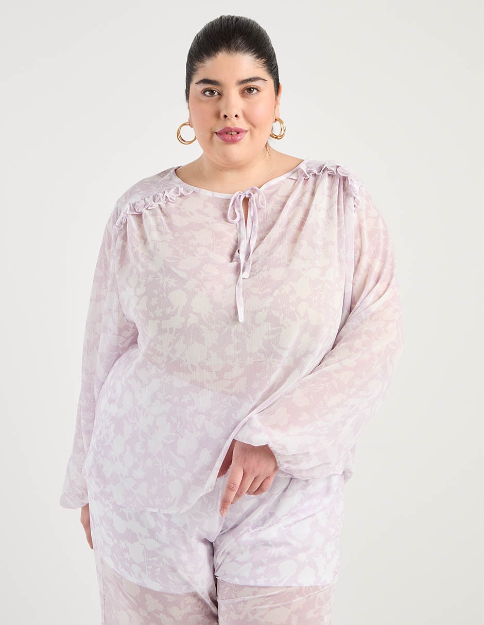 Blusa manga larga para mujer Blusa manga larga para mujer