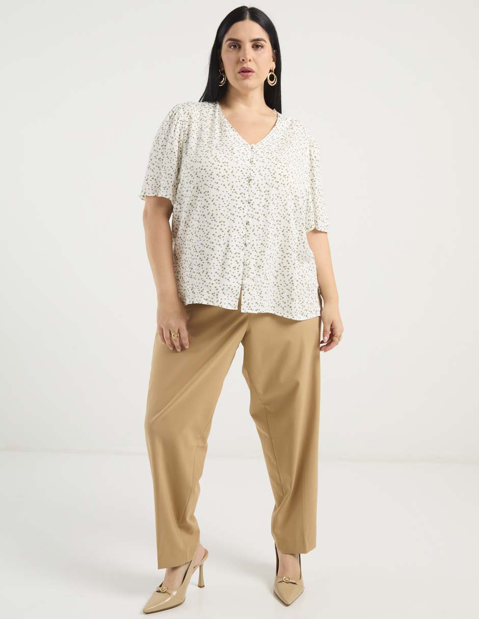 Blusa manga al codo para mujer 2