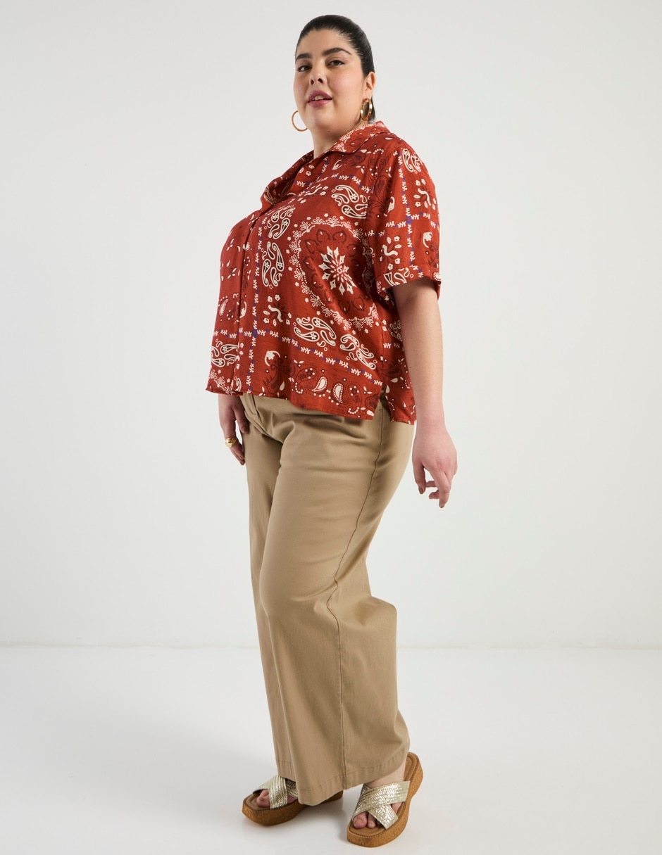 Pantalón amplio para mujer 3