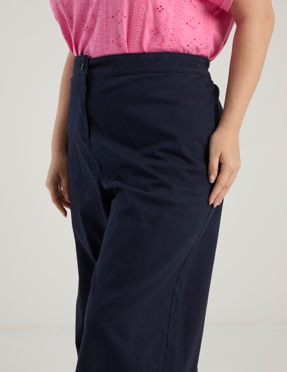 Pantalón relaxed wide leg para mujer 4