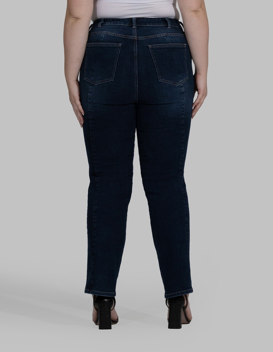 Jeans straight para mujer 2