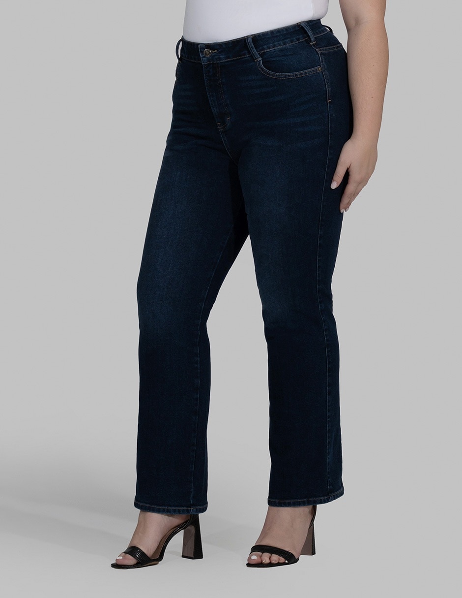 Jeans straight para mujer 5