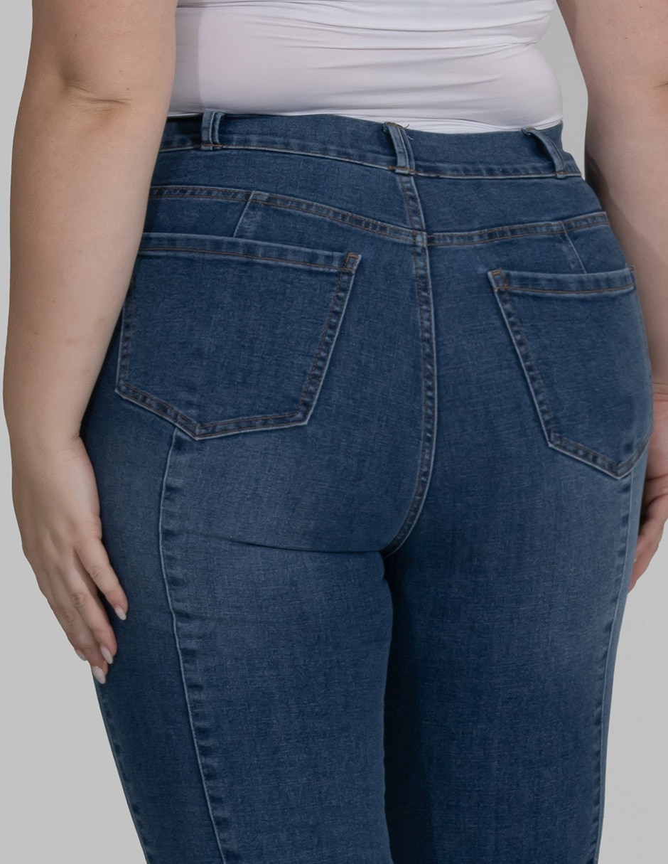 Jeans straight para mujer 6