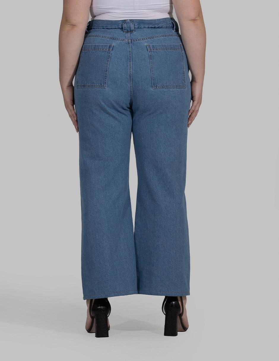 Jeans wide leg para mujer 2