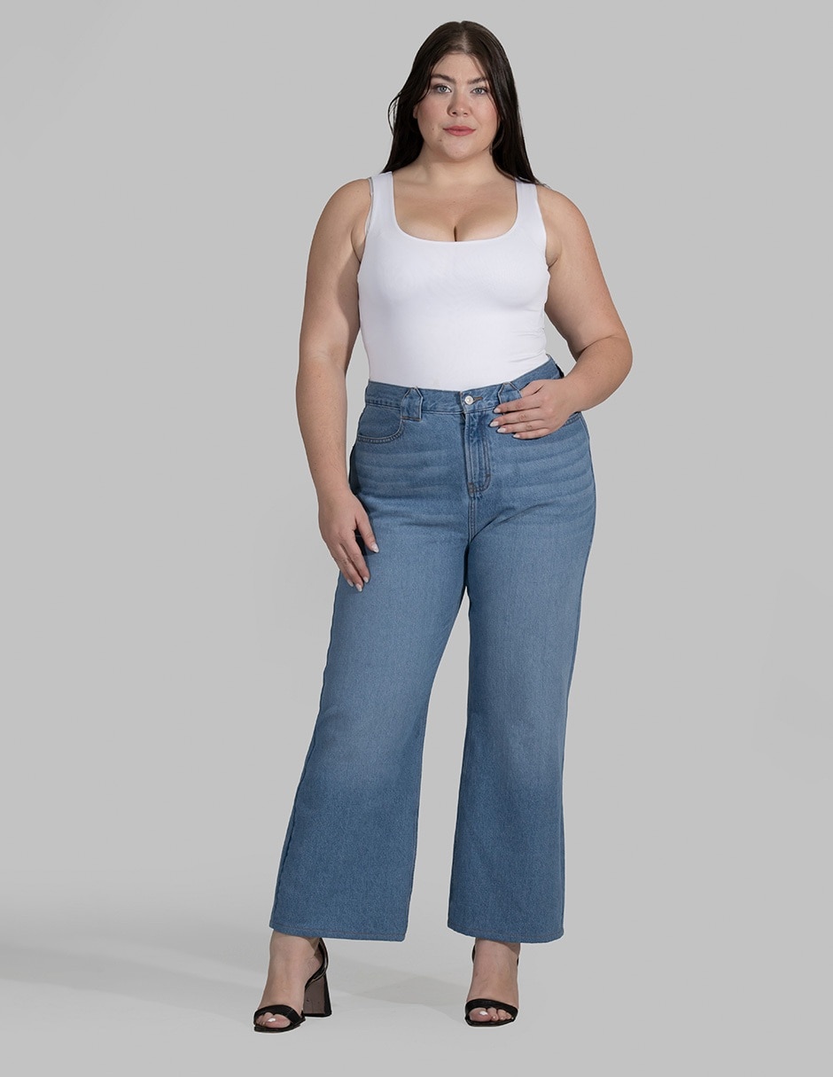 Jeans wide leg para mujer 3