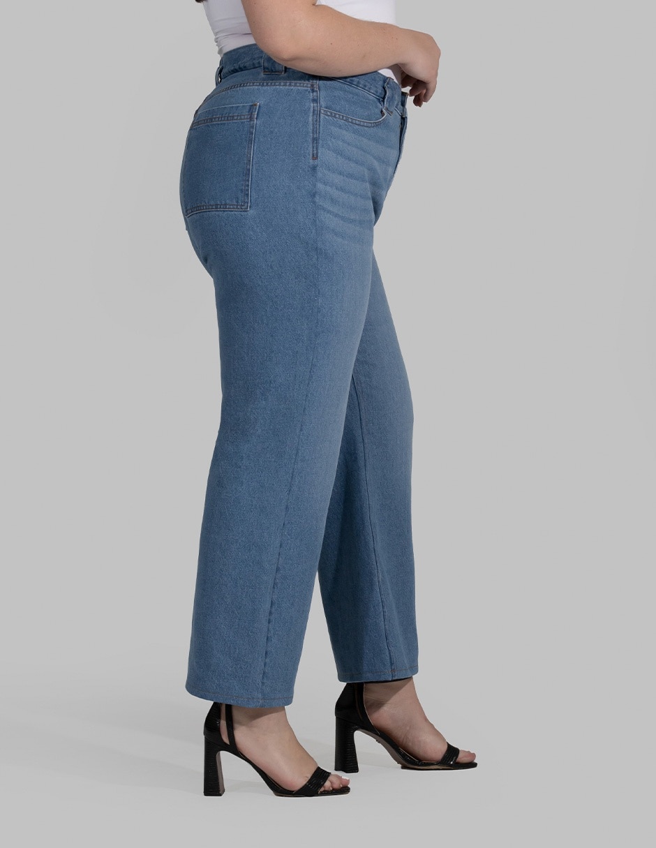 Jeans wide leg para mujer 4