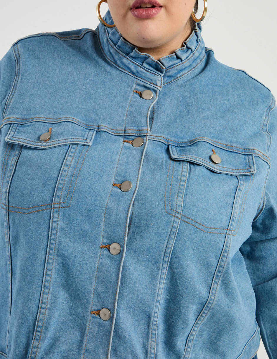 Chamarra denim para mujer 4