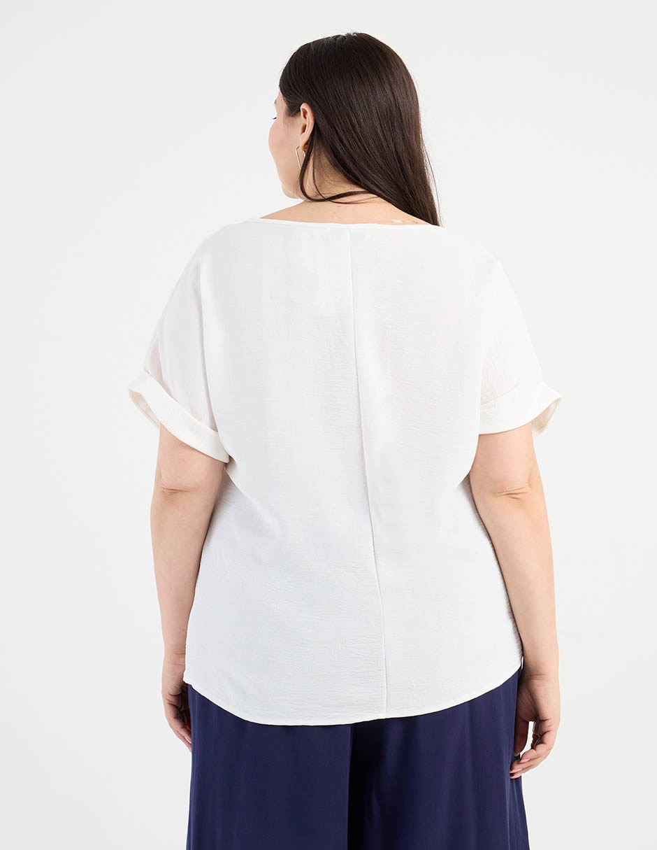 Blusa manga corta para mujer 6