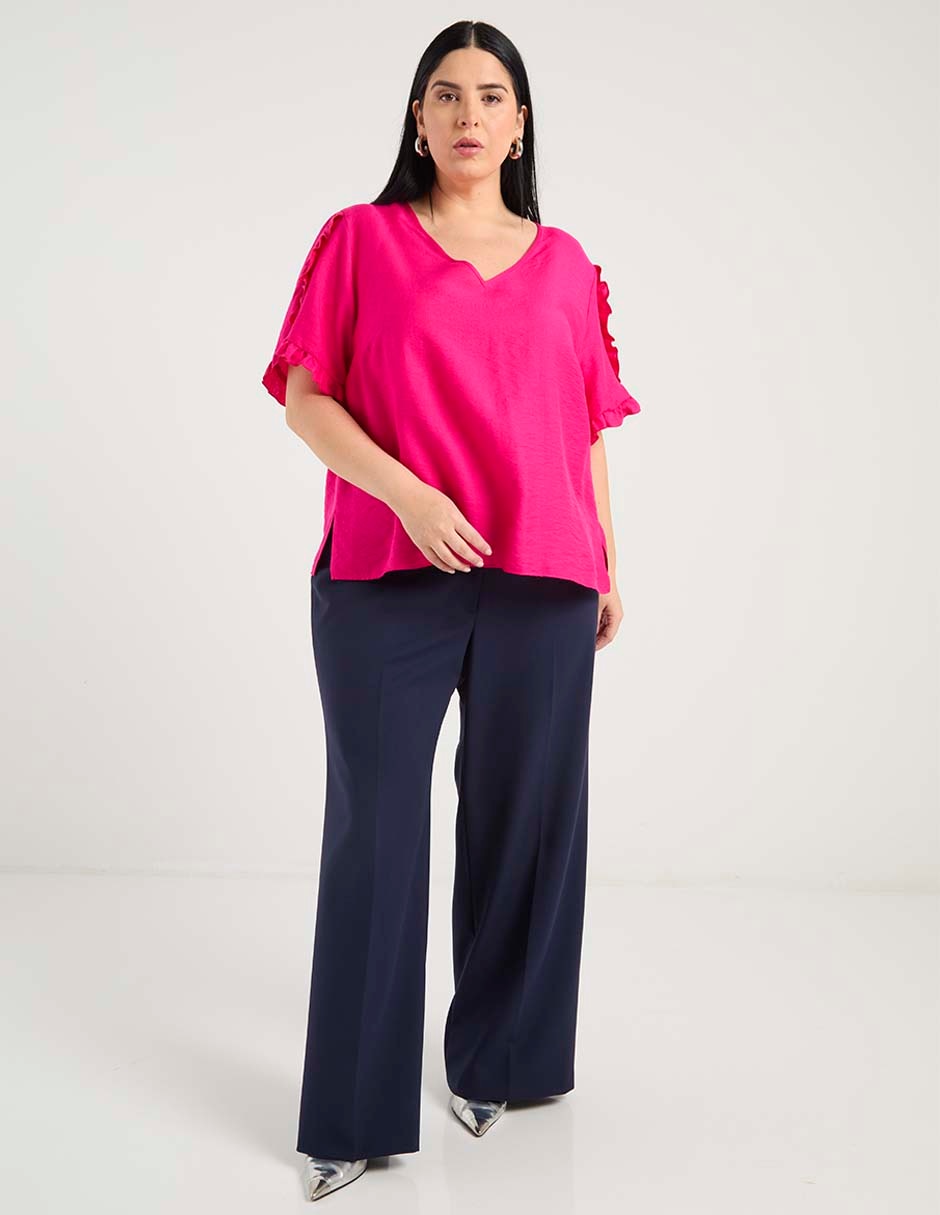 Blusa manga al codo para mujer 2