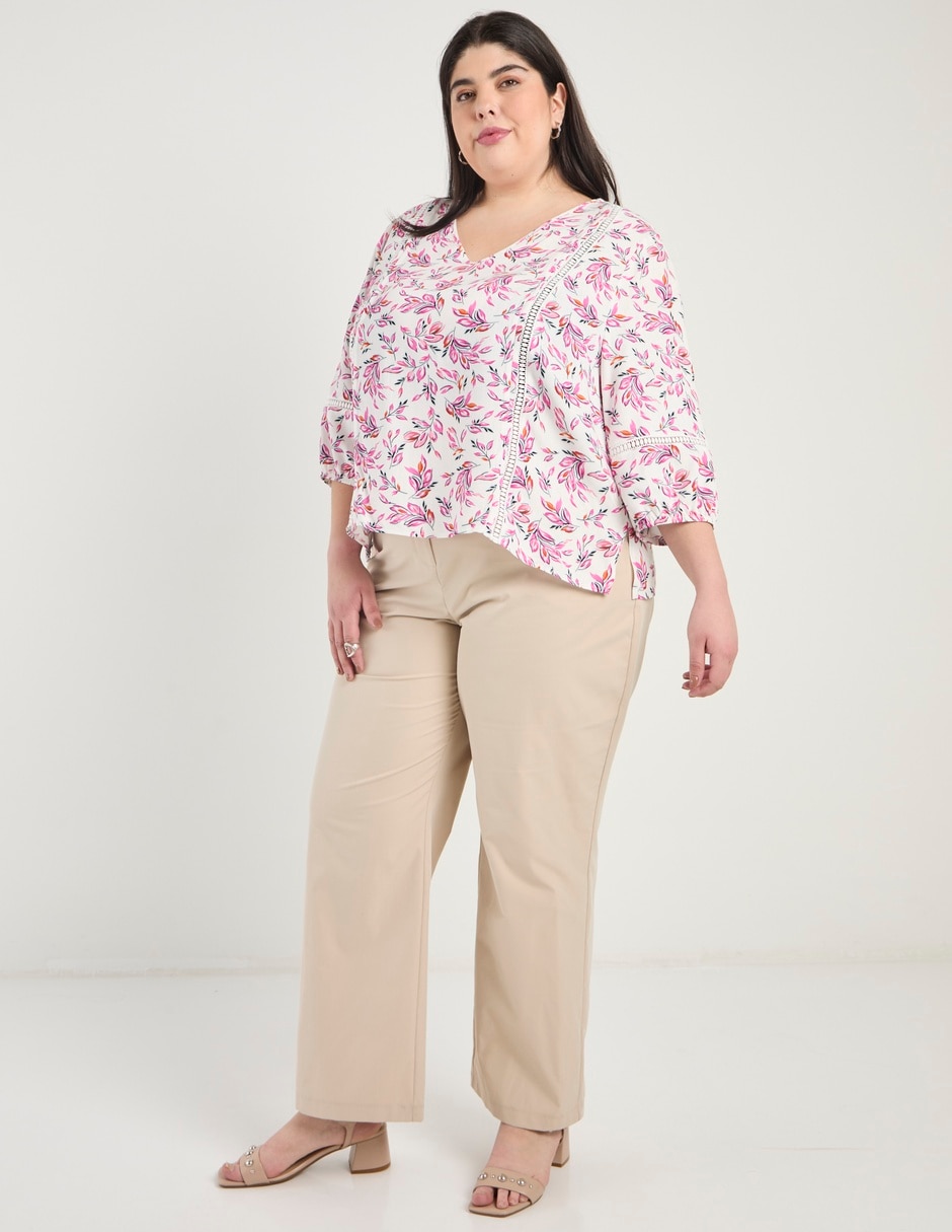 Blusa manga 3/4 para mujer 2