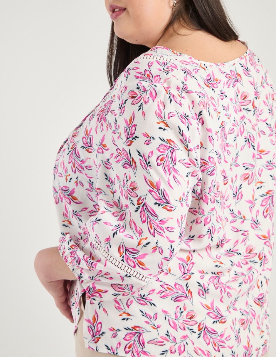 Blusa manga 3/4 para mujer 5