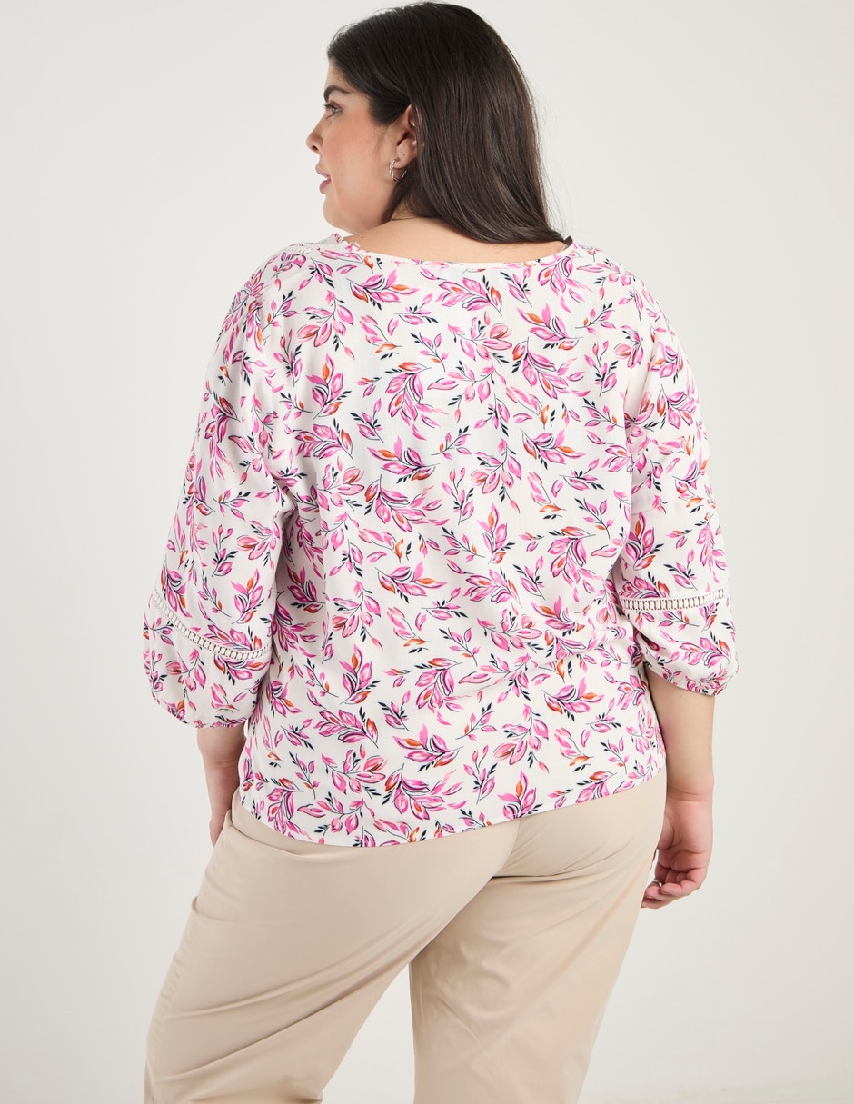 Blusa manga 3/4 para mujer 6