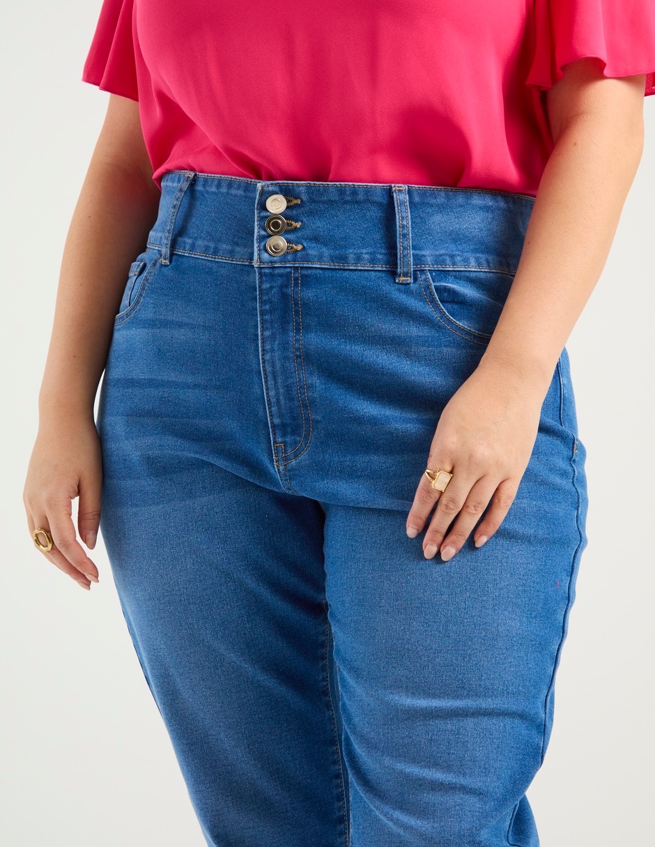 Jeans straight para mujer 4