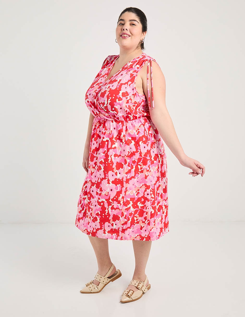 Vestido midi casual para mujer Vestido midi casual para mujer