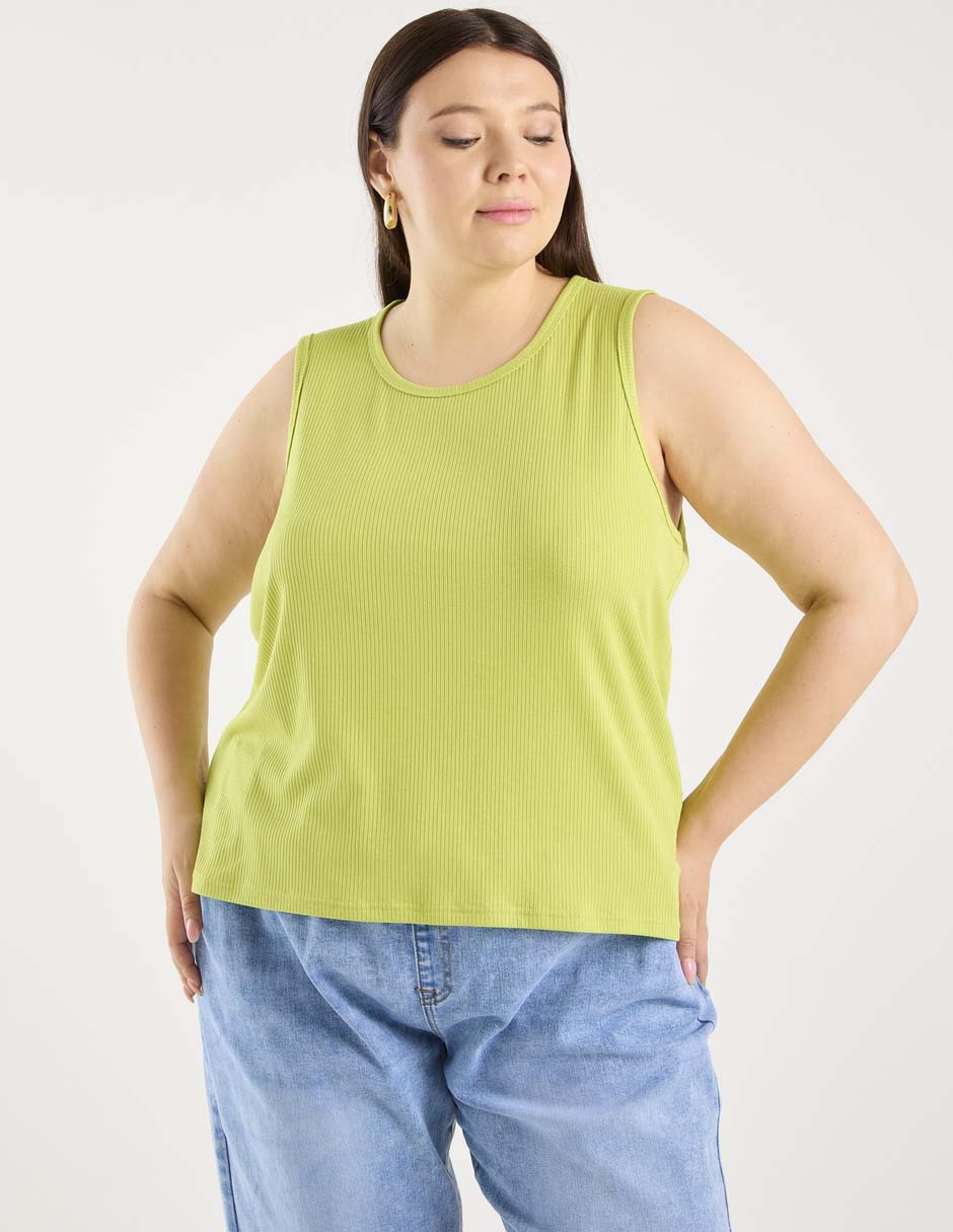 Top cuello redondo tirante ancho 2