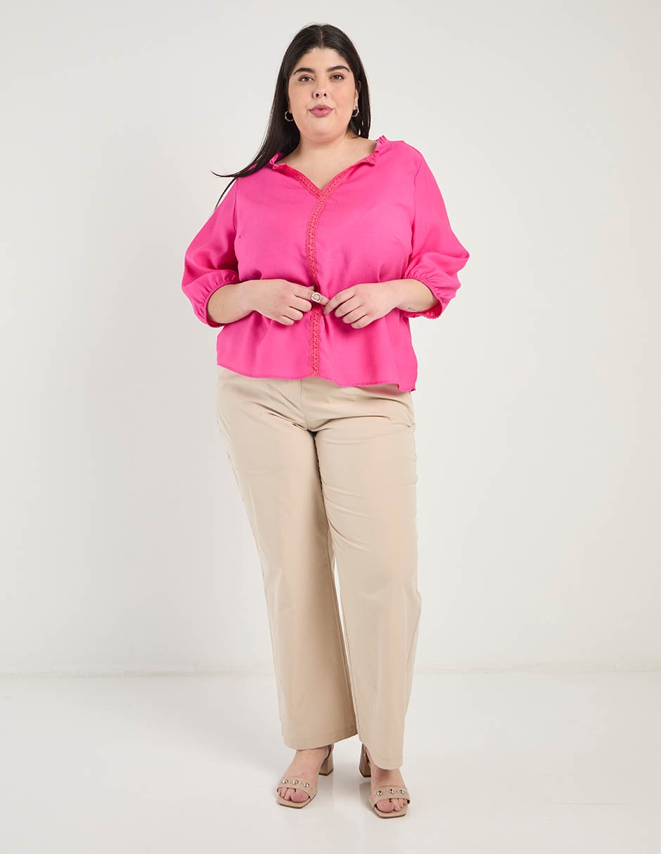 Blusa manga 3/4 para mujer 2