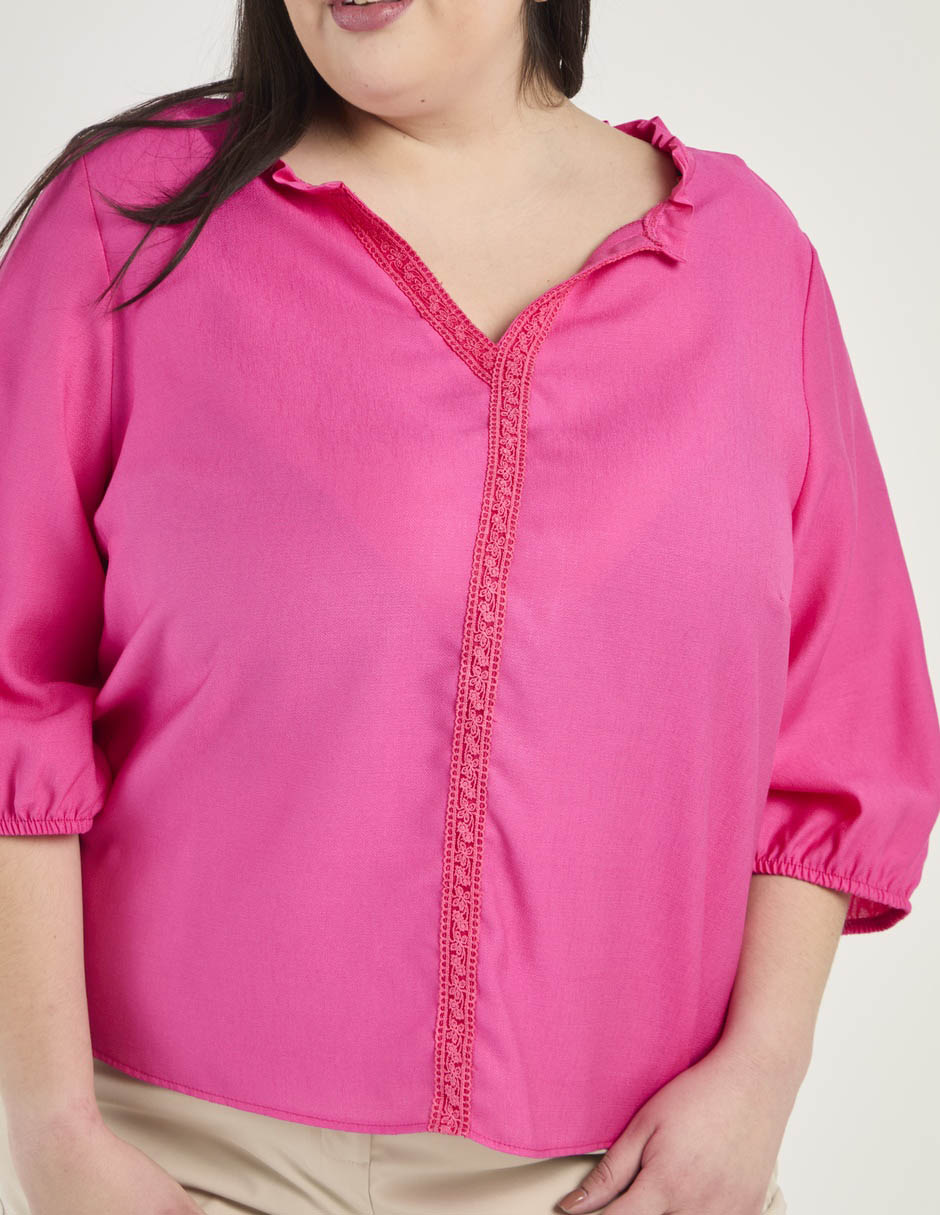 Blusa manga 3/4 para mujer 4