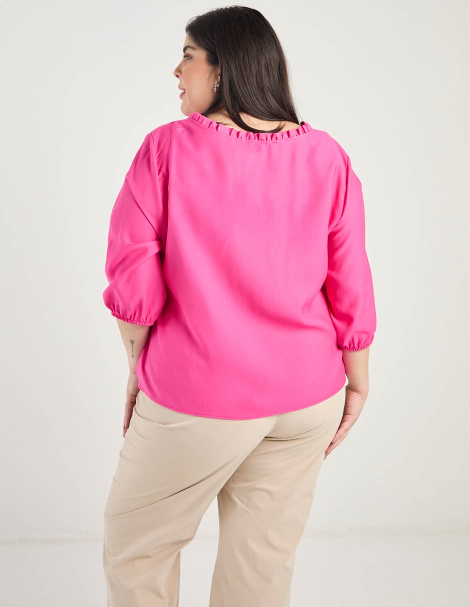 Blusa manga 3/4 para mujer 6