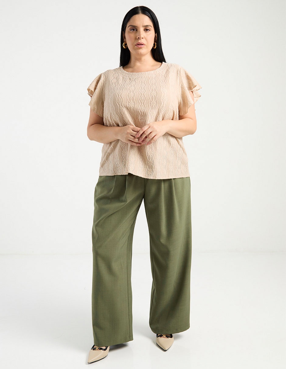 Blusa manga corta para mujer 3