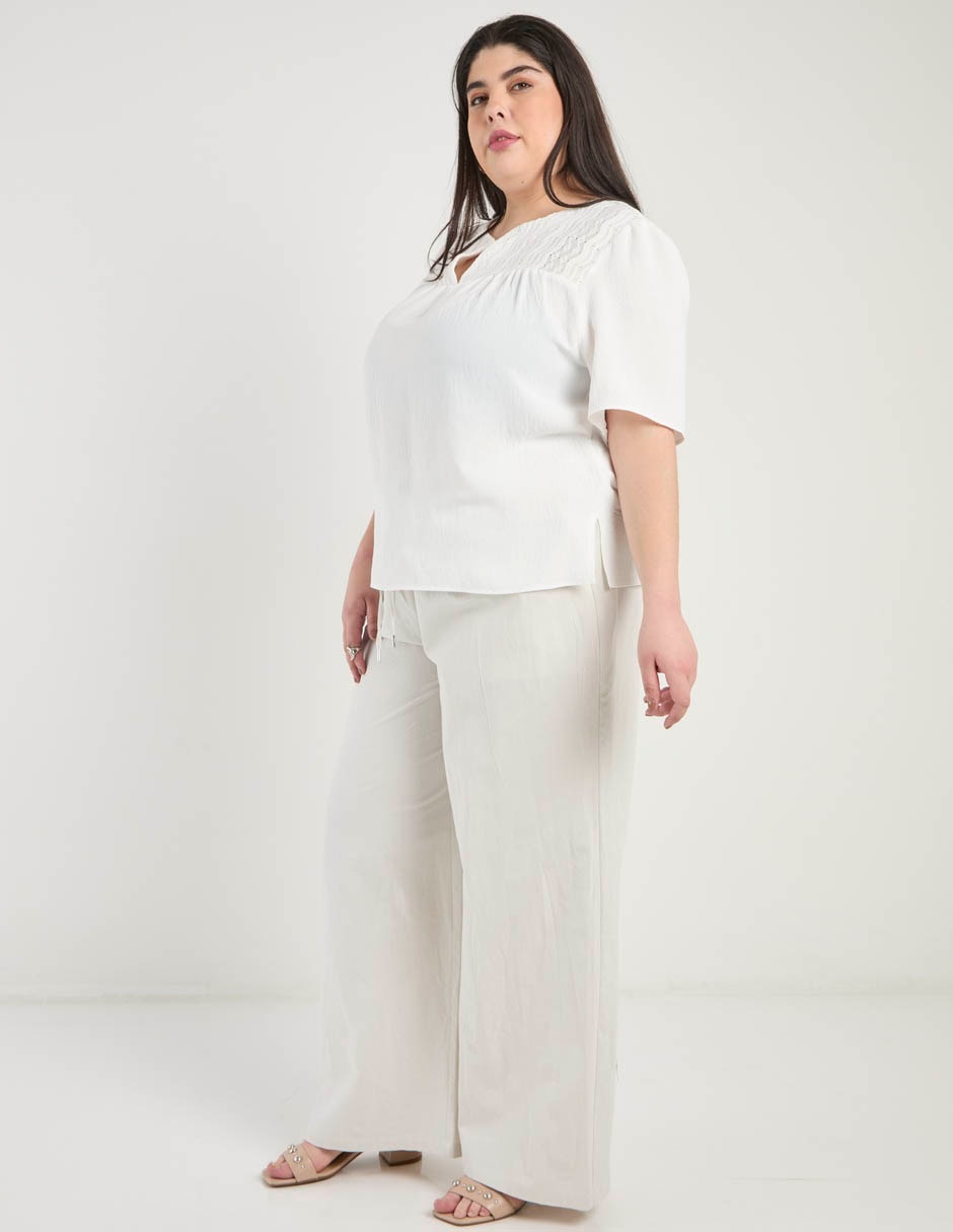 Blusa manga corta para mujer 2