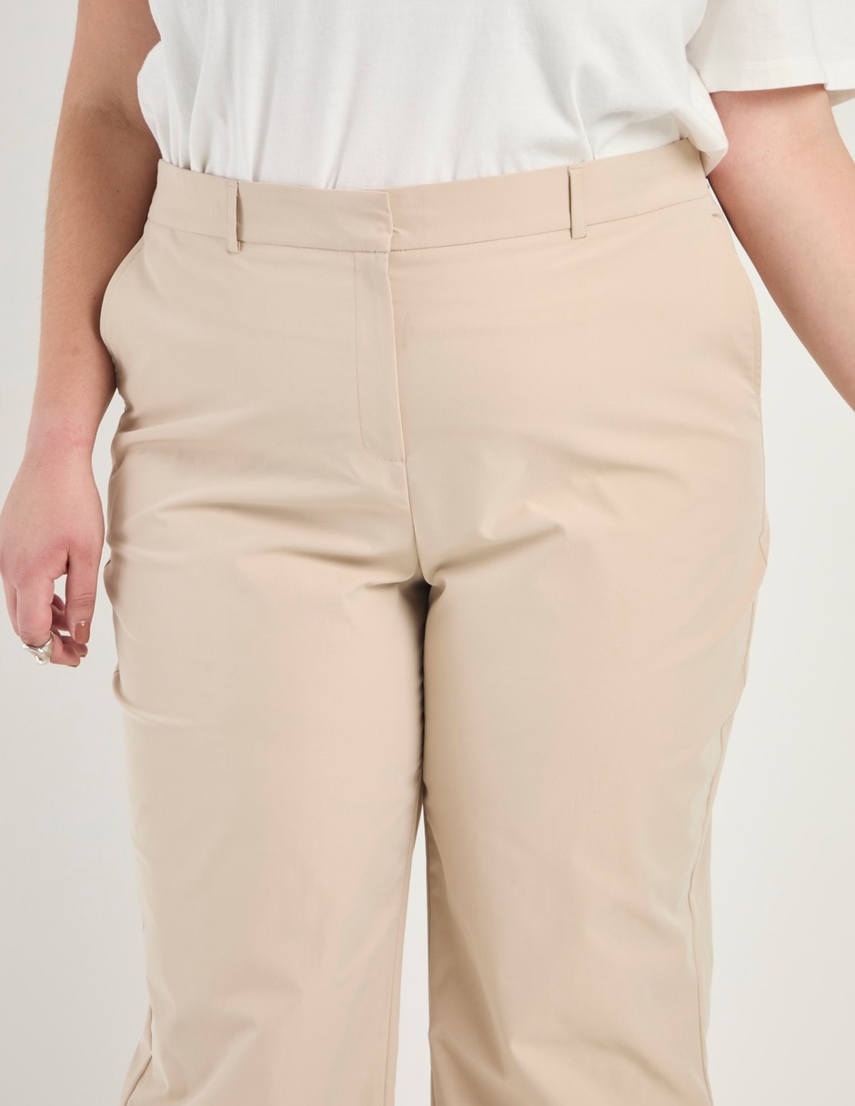 Pantalón chino straight para mujer 4