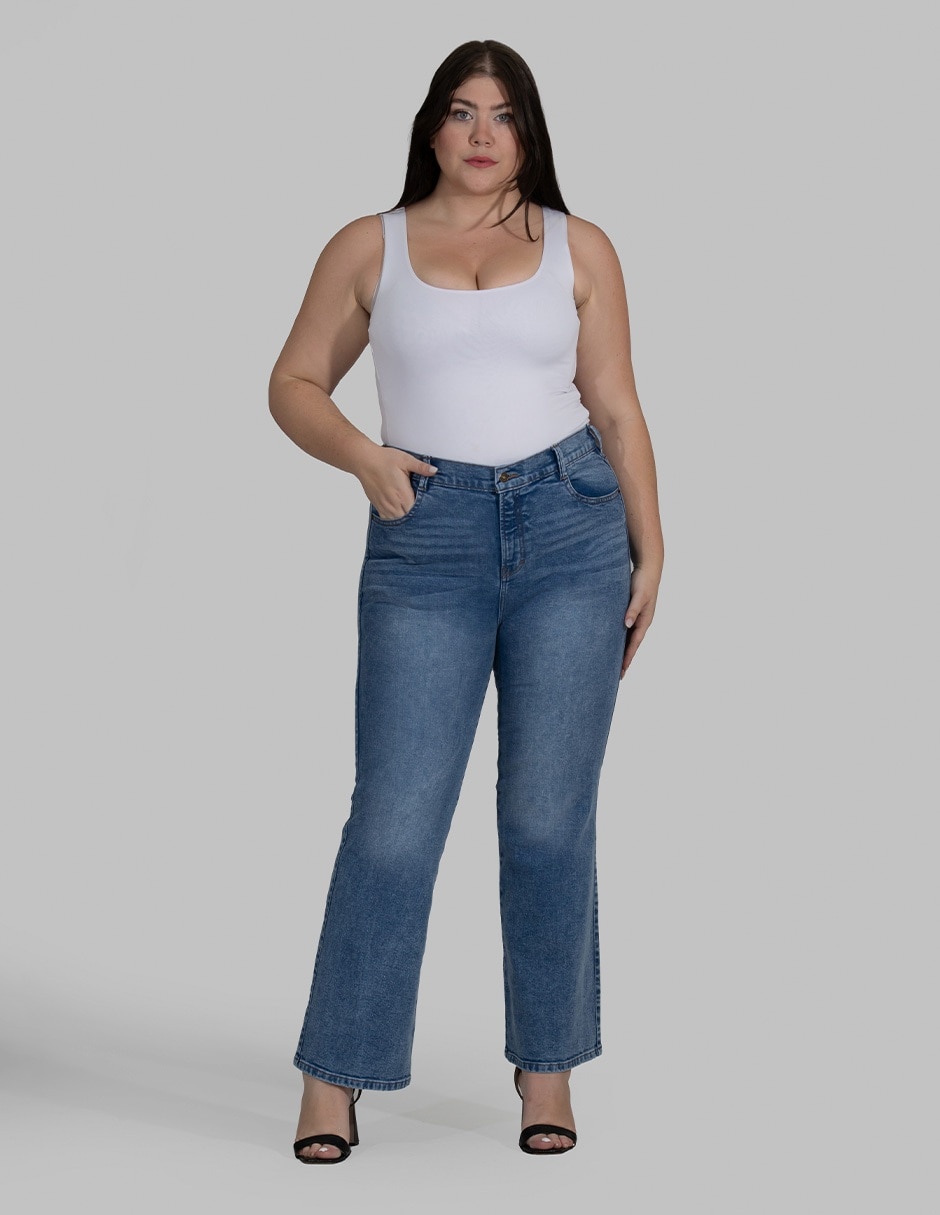 Jeans acampanado para mujer 3