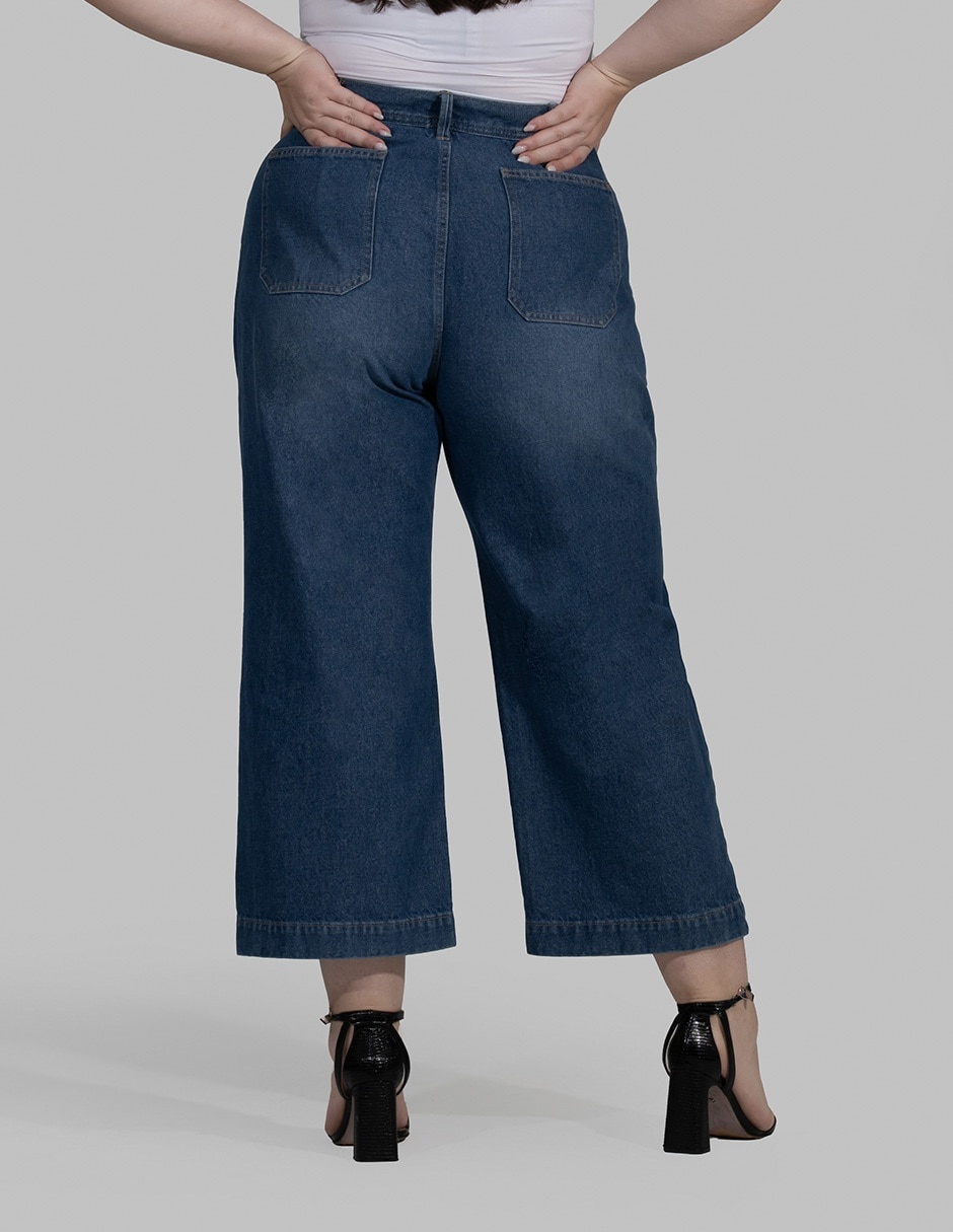 Jeans wide leg para mujer 2