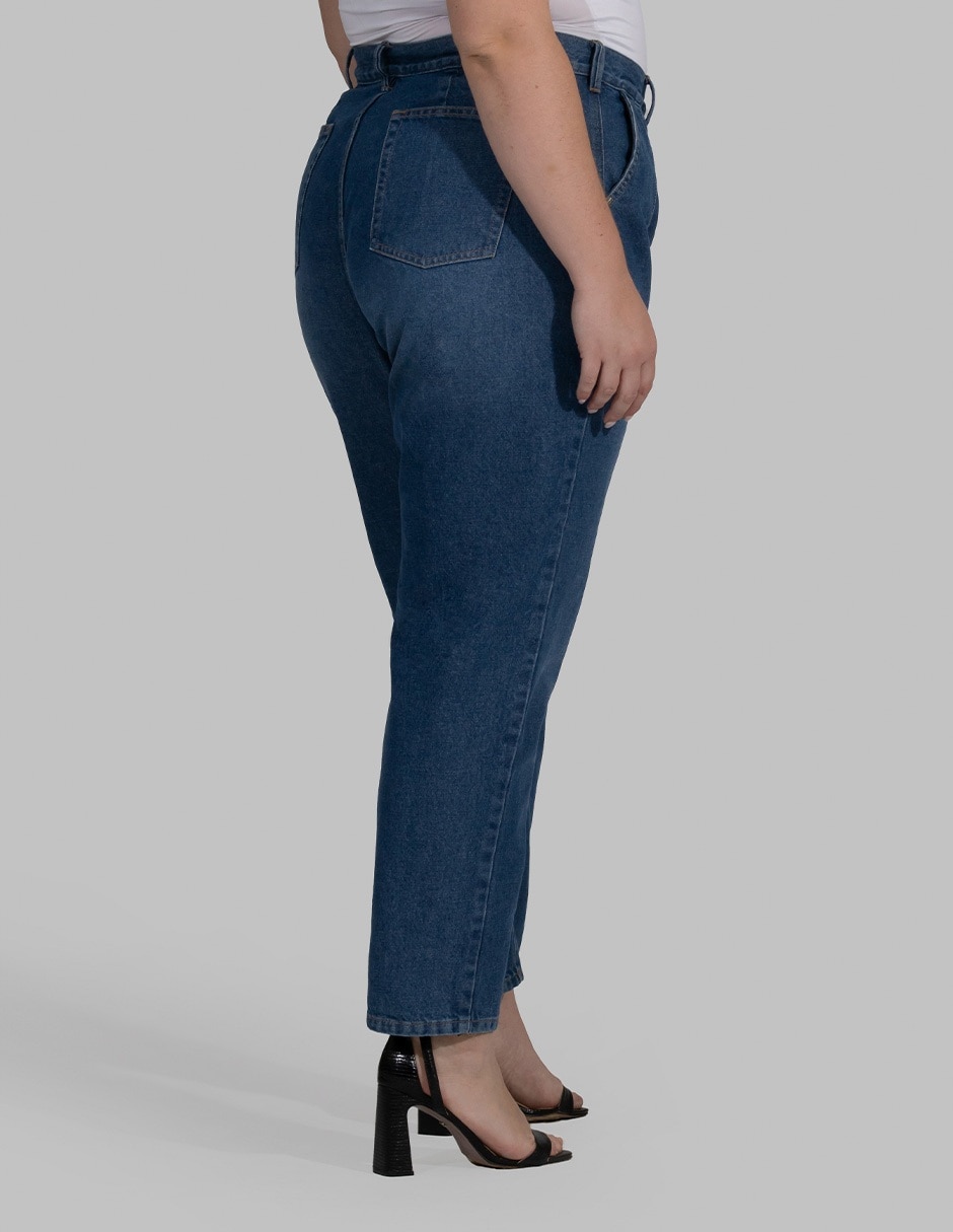 Jeans straight para mujer 4