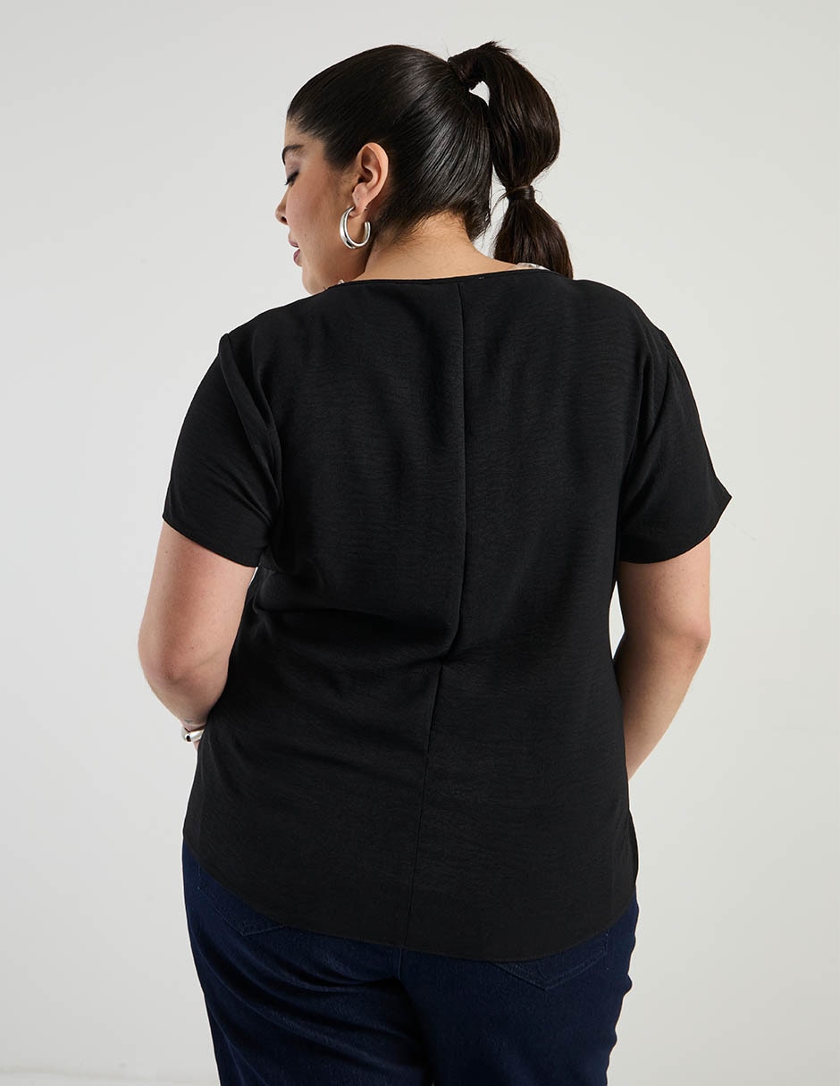 Blusa manga corta para mujer 6