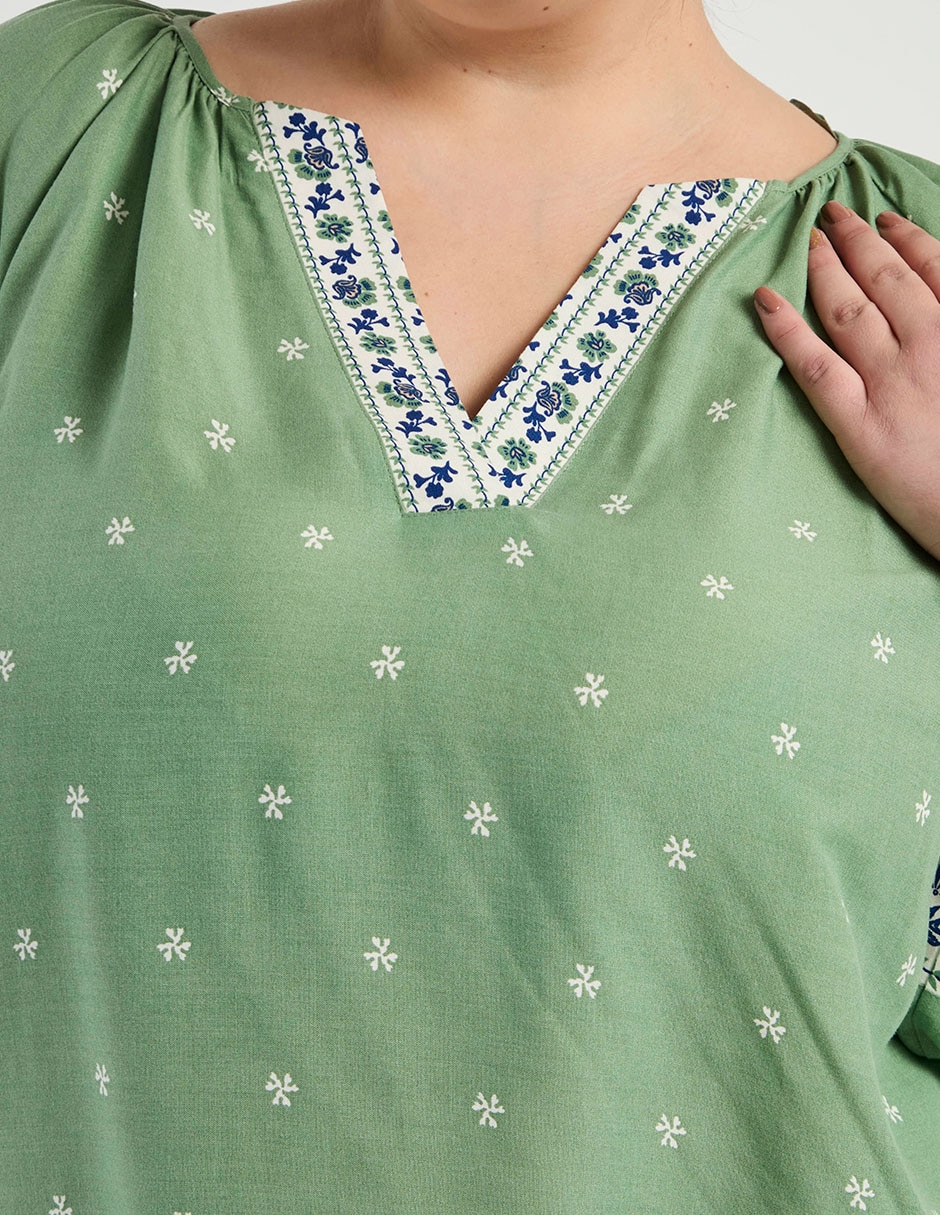 Blusa manga larga para mujer 4