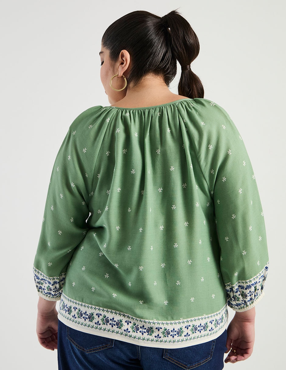 Blusa manga larga para mujer 6